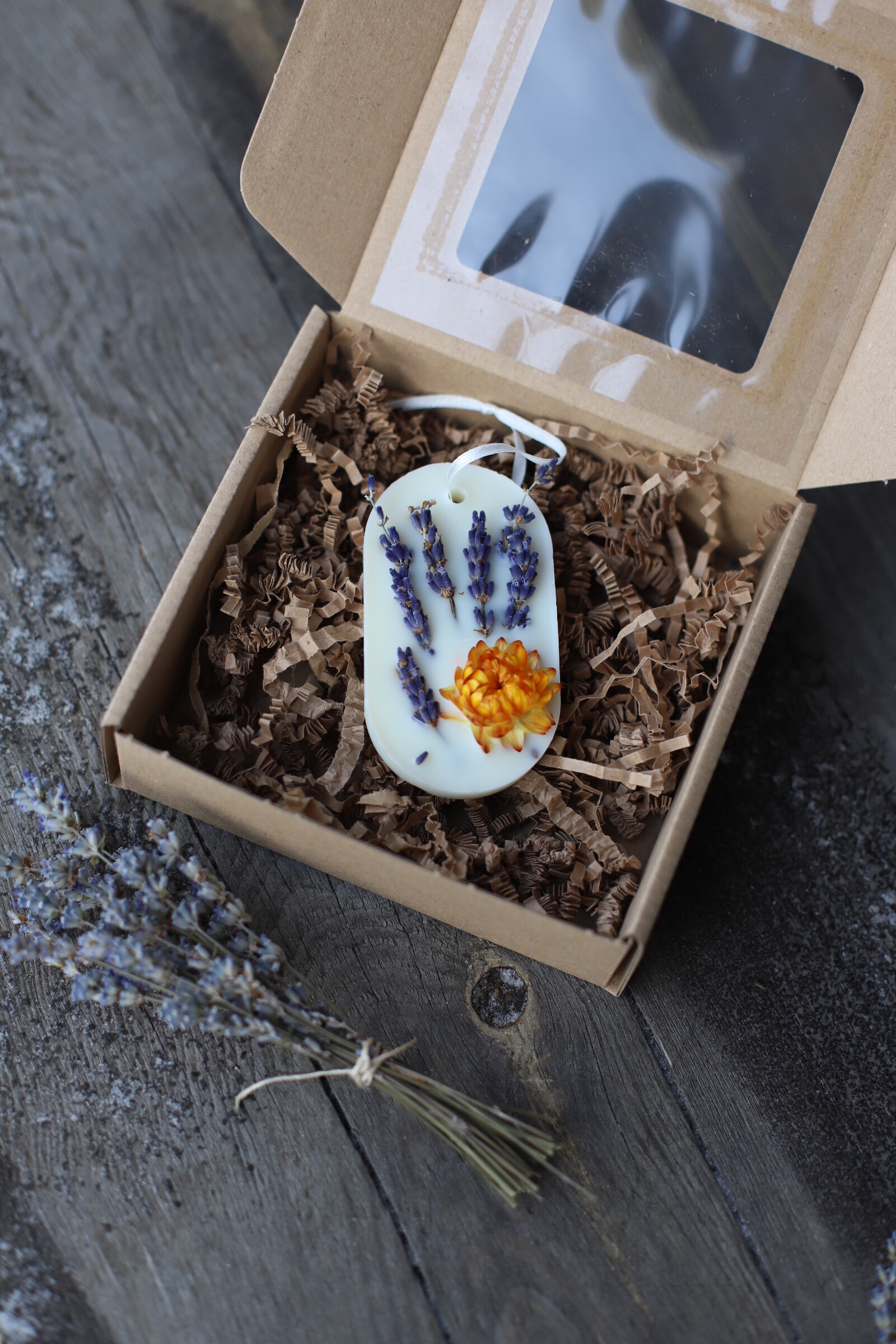 Tabliczka Florencka - zawieszka zapachowa - lawenda i suchokwiat - obrazek 4