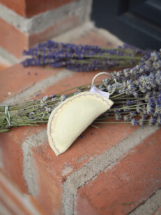 Pierożek - zawieszka lawendowa